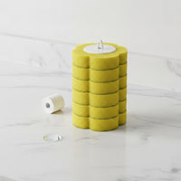 6 Pieces Toilet Brush Replacement Heads Hygienic Toilet Cleaning Sponge Refills Brush Head Replacement Single-Use Easy