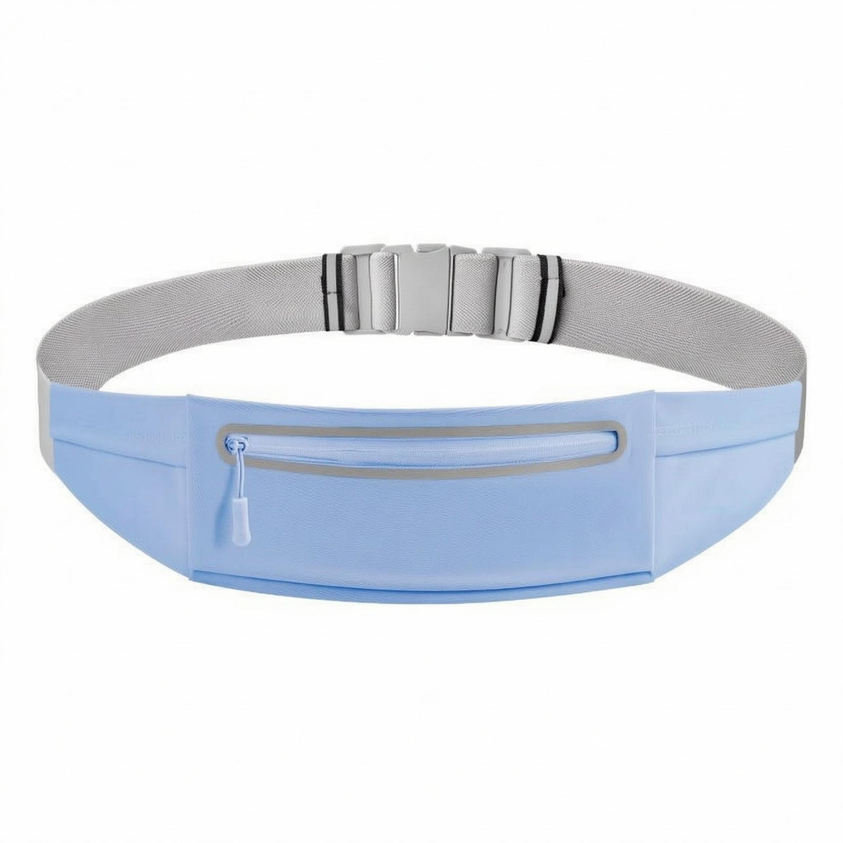 Adjustable Running Waist Bag Buckle Closure Sports Waist Bag Slim Running Fanny Pack Side Compartments for Runners, Fitness Users, Exercise