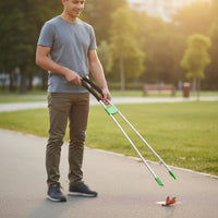 Trash Picker Upper Strong Grip Long Handle Grabber Non-Slip Graspers Tongs for Elderly People, Outdoor, Garden, Home