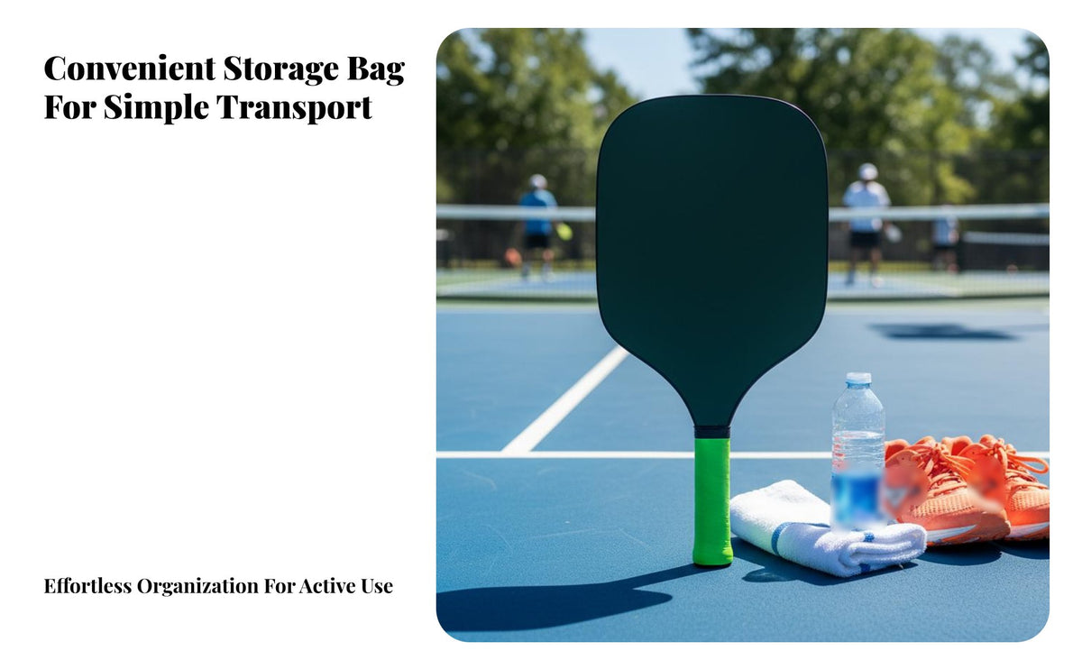 Pickleball Paddle Set Non-Slip Grip Pickleball Paddle and Sphere Set Sports Equipment Long-Lasting Lightweight Design