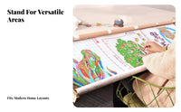 Keeps Material Tight Desktop Embroidery Frame Sturdy & Stable Design Adjustable Embroidery Frame Easy Assembly for Crafters, Home
