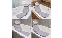 Bathtub Cushion with Headrest Anti-Slip Bathtub Mattress with Suction Cups for Adults, Home Spa