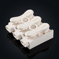Strip Lights and LED Strip Quick Connector for DIY Electrical, 10A 250V Terminal Block for 22-14 AWG, Self-Locking Terminal with No Lever Color