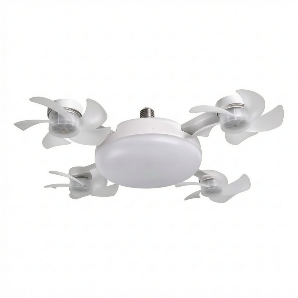 Ceiling Fan Light with Wireless Control Screw Base Fixture Low-Noise for Bedroom