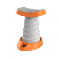 Molded Plastic Push-up Assist Assistant Ribbed Column Freestanding Push-up Stand Matte Finish Exercise Handles Curved Top for Floor Use