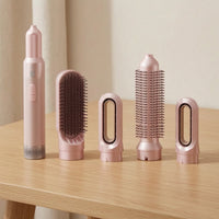 Hair Styler with Interchangeable Heads Multi-Functional Blow Dryer with Attachments Hot Air Brush Detachable Appliance for Home