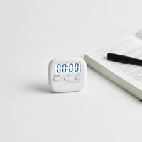 Countdown Timer Digital Clock LCD Display Magnetic Kitchen Timer Portable Cooking Timer Loud Beep Function Suitable for Cooking Study Workout