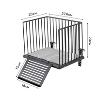 Stainless Steel Basking Dock Ramp Stable Support Hook Mount Turtle Perch Heavy Duty Buoyant Basking Perch for Aquarium