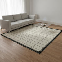 Large Living Room Carpet Waterproof Modern Area Rug Easy to Clean Minimalist Design Rug for Bedroom