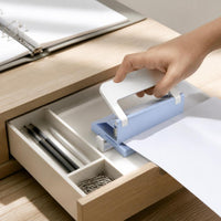 Dual-Hole Paper Punch for A4 Loose-Leaf Binders, Manual Two-Hole Puncher