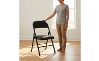 Lightweight Portable Folding Chair High Weight Capacity Collapsible Chair Long-Lasting for Camping