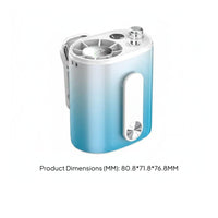 High Speed Engine Rechargeable Clip on Fan 3600mAh Battery Waist Clip Fan for Outdoor, Camping, Travel