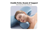 Breathable Material Beauty Pillow Award-Winning Design Side Sleeper Pillow for Adults, Back Sleepers, Sleeping, Nightly Use, Nighttime