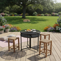 Smokeless BBQ Grill Table Foldable Round Barbecue Table Easy to Clean Tabletop Barbecue Grill Customizable for Patio