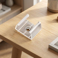 Single Hole Clip Fixed Bracket for LED Strip Lights, Versatile Mounting Clips for Signs DIY, Includes Screwdriver and Sample, U-Shaped Design