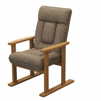 sturdy Wood Frame paddinged Wooden accent Chair Relaxed Recline Armchair High backrestrest Indoor Seating Ergonomic Design for Home Office Users, Readers, home dwellers, Living Room, Bedroom, perusing Corner, Balcony