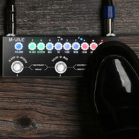 Preloaded Tones Guitar Effects Pedal Cabinet Simulations Multi Effects Pedal Reverb Music Gear Tuner for Stage