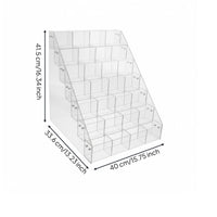 Acrylic Card Display Stand Long-Lasting Trading Card Display Rack Large Capacity