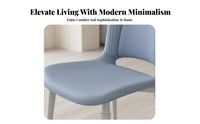 Light Luxury Aesthetic Upholstered Side Chair Minimalist Design Household Furniture Comfortable Padded Seat Indoor Furnishing Sturdy Frame for Restaurant Owners, Interior Designers, Dining Room, Kitchen, Home Office, Bedroom