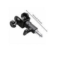 Clamping Device with Threaded Connector Matte Dark Clamp with Mounting Column Camera Mount for Videographers