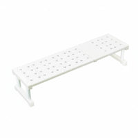 Adjustable Length Expandable Tension storage-space Saving Expandable Tension Rack Easy Installation Cabinet Organizer adaptable for Renters, households, Students, Under Sink, Kitchen, Bathroom, bookshelf