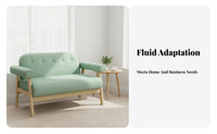 adaptable Combination Upholstered Chair and Table Combo Modern Design Seating Group Easy to Clean Indoor Furnishing Ergonomic Backrest for Interior Designers, Apartment Dwellers, Coffee Shop, Reception Area, Office Lounge, Restaurant