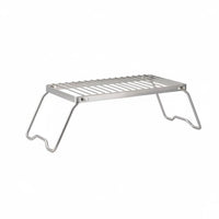 Compact Storage Collapsible Outdoor Grill Stand Easy Setup Foldable Cooking Stand Heavy Duty Portable Grill Rack Rust Resistant for Barbecue