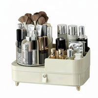 Drawer Design Desktop Cosmetic Case with Drawers Multi-Compartment Countertop Makeup Holder Large Capacity Vanity Storage Space-Saving for Women, Teens, Gift Givers, Dressing Table, wardrobe, Bedroom, Bathroom