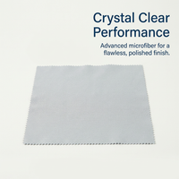 Microfiber Cleaning Cloths for Glasses, Premium Lens Cleaning Cloth, 15x15cm, Reusable, Washable, for Screens, Jewelry, Cameras