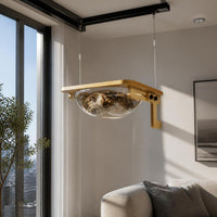 Cat Hammock Window Perch Bed with Large Space Capsule Design for All Seasons