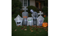 Outdoor Halloween Inflatable Scary Inflatable with Built-in Fan Lightweight for Garden