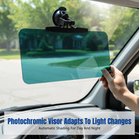 Universal Sun Visor, Windshield Cover for Mobility Tricycle, Quadricycle, Suction Mount, Quick Install, Adjustable Angle