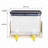 pet feeder and waterer set