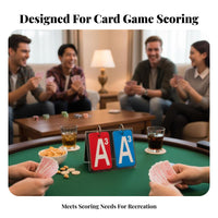 Flip Card Scoreboard Waterproof Flip Card Score Counter Small-Sized Size Sturdy for Adults