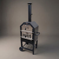 Vertical Briquette Grill Portable Freestanding Briquette Grill Heat-Resistant