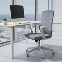 Mesh Office Chair Ergonomic Office Chair High-Back Seating for Telecommuters, Professionals, Conference Room, Study