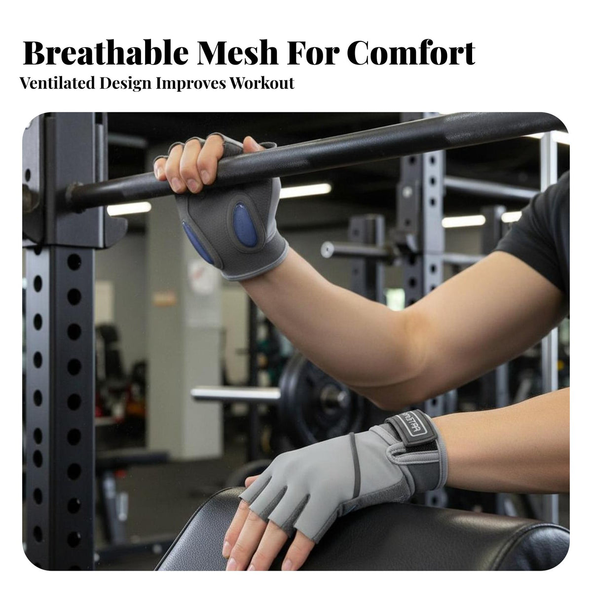 Callus Protection Full Finger Gym Gloves Enhanced Grip Full Finger Workout Gloves Palm Protection for Men, Women, Climbing, Rowing, Exercise