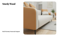Modern Design Two-Tone Couch and Armchair Set Sleek & Professional Reception Seating Space-Saving Layout Commercial Furniture High-Density Foam Cushions for Business Owners, Office Managers, Interior Designers, Waiting Area, Break Room, Hotel