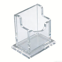 Acrylic Card Display Durable Thickened Stable Base for Office Lobby
