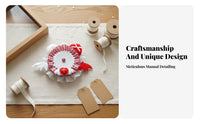 Pin Display Bag Rosette Handmade Lace Pin Display DIY Project Nocturnal Wing Pin Rosette for Anime Fans, Backpack Accessory