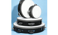 4 Pieces Wooden Jingle Drum No Assembly Required Percussion Instrument Construction