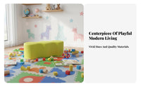 Creative Assembly connectable Furniture Brick Colorful Stackable Stool Multi-Functional versatile Bench for Toddlers, Educators, Parents, Kindergarten, Living Room, Daycare Center