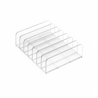Eyeshadow Palette Organizer Easy to Clean 7-Section Palette Stand accessible Design