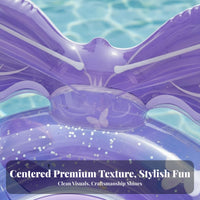 Inflatable Pool Hammock Foldable Mesh Water Hammock Sturdy PVC Mesh Pool Lounger for Adults, Seniors, Beach, Sea, Vacation