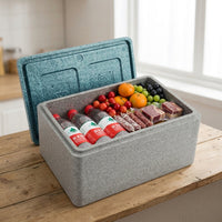 Cool Box for Meal Prep Container Storage, Insulated Box with 30mm Thick Walls for Fresh Food, EPP Cold Chain Case, Bulk Discount Available