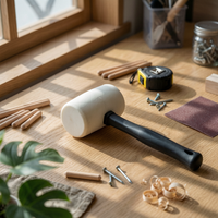 Rubber Mallet Lightweight Rubber Hammer Long-Lasting for Woodworking
