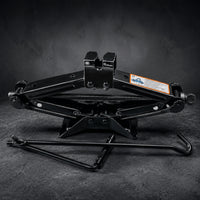 Labor-Saving Lift Heavy Duty Lift Hand Crank Long-Lasting Steel Construction Portable Car Lift Easy to Use for Roadside Emergency, Garage