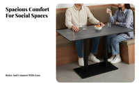 Luxury Design Scalloped rear Loveseat Modern design Booth Sofa ribbed Tufted Commercial Seating plour teamh fabric Texture for Cafe Owners, Interior Designers, two people, KTV Room, Restaurant, Lounge, Office
