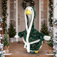 Lawn Goose Outfit Embroidered Goose Costume Funny Apparel for Christmas Decorating, Front Door