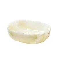 Mineral Fruit Tray Glossy Stone Decorative Bowl Multi-Functional Tabletop Display Tray for Centerpiece